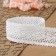 Knitted lace, 45 mm × 10 ± 1 m, white color