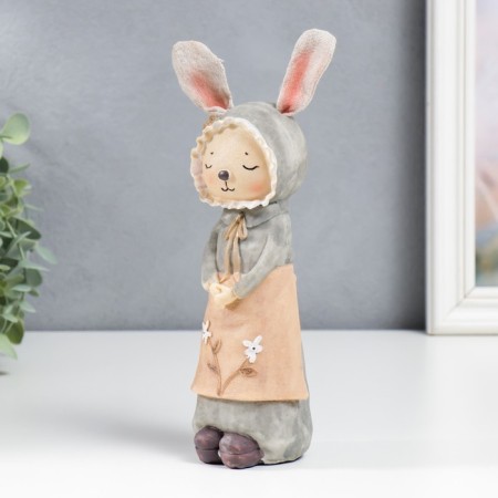 Polystone souvenir "Sweet bunny in the apron and cap" 23.5x7.5 cm-3