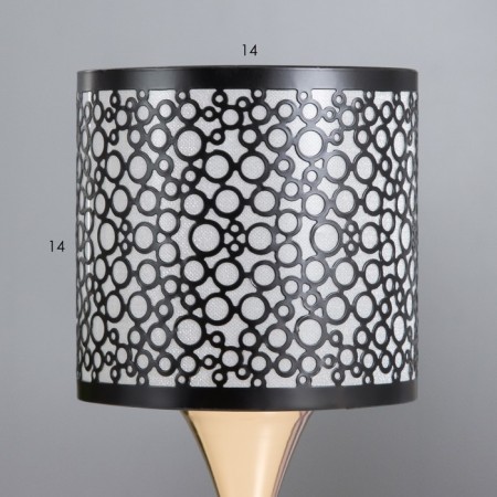 Milan table lamp E27 40W Black-Zoloto 14.8x14.8x31.5 cm-2