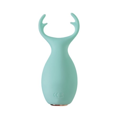 Vibrator "Pitches-Fruits", Mr. Moose, turquoise, silicone, 9.5cm-3