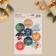Stickers for gifts "Miracles", 14 x 21 cm, New Year