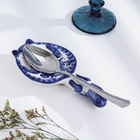 Standing under the spoon "Cat", Gzhel-3