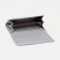 Women's wallet on magnets, gray color
