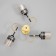 Marsy chandelier 3he27 40W black and gold 50x50x27 cm Bayerlux