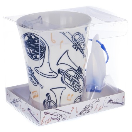 Mug with a strainer Balsford “Gift Time - Miracles Time!”, 380 ml, color mix-6
