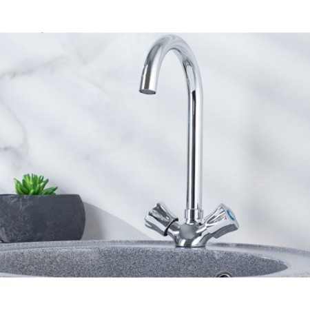 Kitchen mixer "RMS" SL116-274F, two-wound, zinc, chrome-1