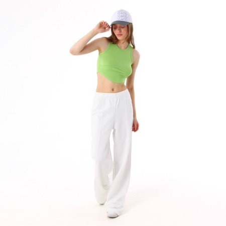 Women's cap with reflective elements No Limits, white color, rr 56-8