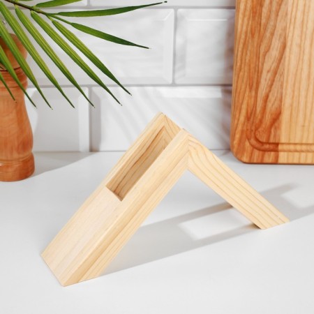 Wooden napkin "Triangle" 210x48x105mm-2
