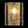 Wall lamp (sconces) Fresco, 1xe14, color brass