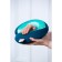 Pillow with gel insert, size 28x28x7.6 cm, green color