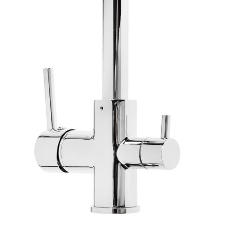 Kitchen mixer Zein ZC-011, with output for drinking water, brass, chrome-4