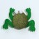 Cat toy "Frog" of cat mint, 4 x 3 cm