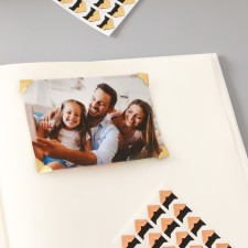 A set of corners with a pocket for photos 24 corners 