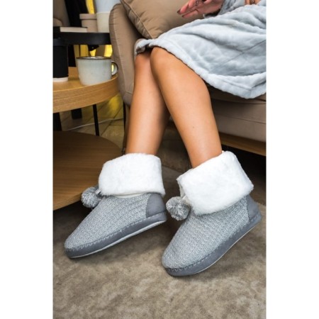 Women's slippers Bella, size 38, gray color-1