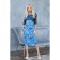 Female dress, size 44, blue color