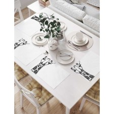 A set of napkins for setting the table 