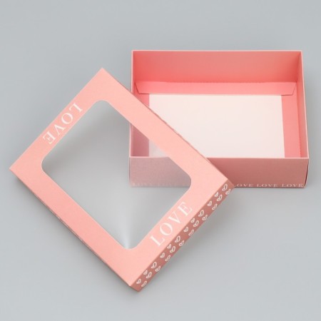 Gift box, packaging, "love" 16.5 x 12.5 x 5 cm-2
