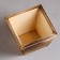 Wooden Kashpo 11 × 11 × 9.5 cm "RAF", firing we give beautifully