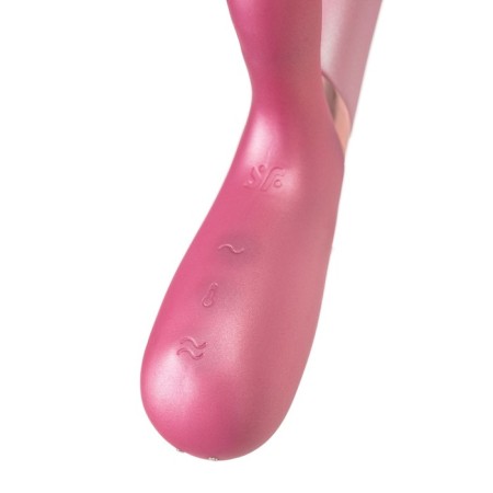 Satiffyer Hot Lover vibrator with clitoral stimulant, pink color-3