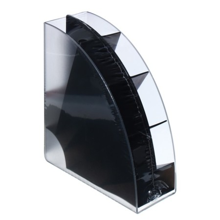Organizer-stand table, DEVENTE. FAN, 155 x 176 x 68 mm, plastic, black-4