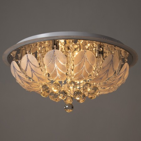 Chandelier 5855/600 chrome 8x40W E14 LED+Blue PDU 60x60x27cm-3