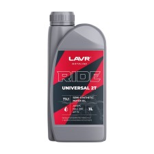 Моторное масло LAVR MOTO RIDE UNIVERSAL 2Т FC, 1 л