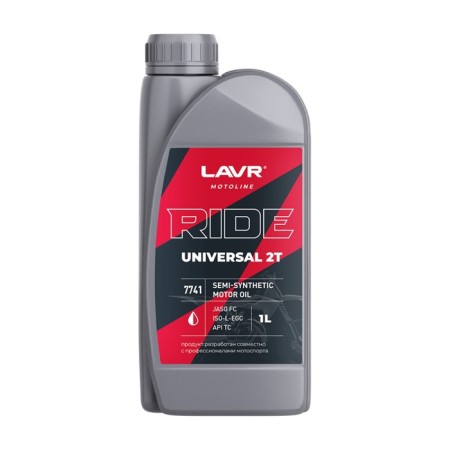Motor oil Lavr Moto Ride Universal 2T FC, 1 l