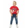 Pants for boys, height 116 cm, blue color