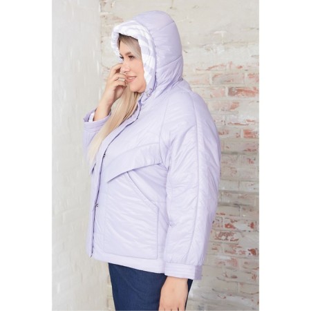 Women's jacket, size 66, lilac color-2