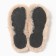 Women's slippers with an open nose, size 40, beige
