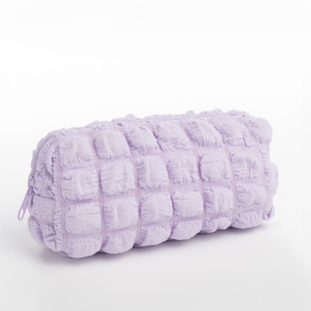 Lightning cosmetic bag, lilac color
