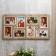 Photo frame of HDF in 8 photos 10x15 cm (plastic screen)