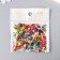 Round beads 6/0 "Multi-colored" 30 g (+ /- 2g)