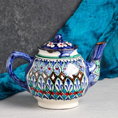 Set Tea Rishtan, 9 objects: kettle 1l., 6 PIAL 9.5cm, candy 23cm, sugarnya 250m-26