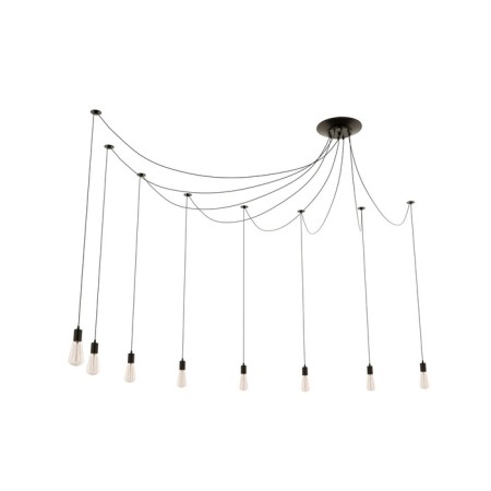 Lamp "Spider" black 8x40W E27 80x80x90 cm Bayerlux-3