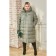 Female coat, size 56, green color