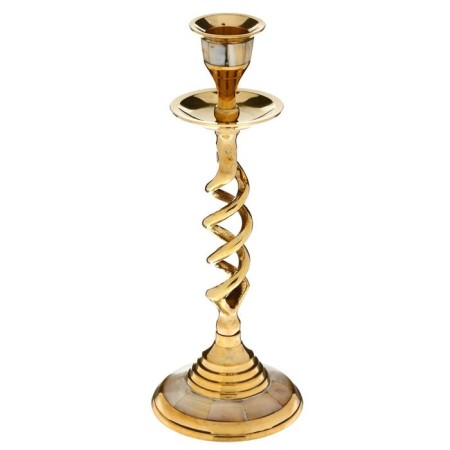 Summary for 1 candle "Spiral" with mother -of -pearl 20.5 cm-3