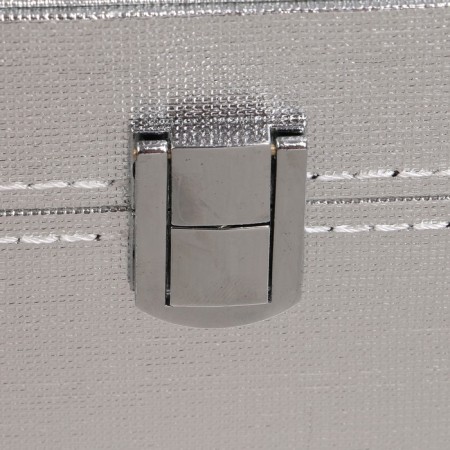 The casket to the leatherette to the clock 10 "Space. Silver" 8x25x20 cm-3
