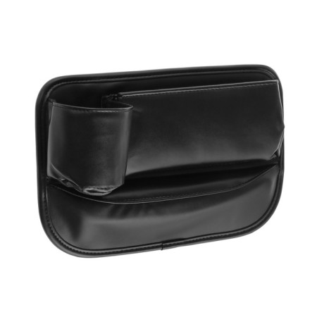 Carman-organizer for little things, intra-axalon, between seats, eco-leather, black