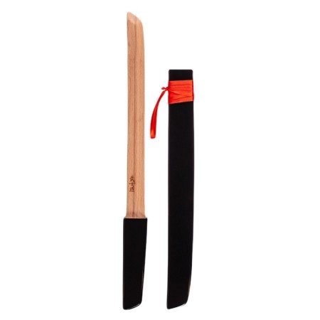 Wooden sword "Vakzashi", in a sheath, black color, beech-3