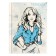 Notepad A7, 64 sheets in the cell "fashion", solid cover, offset unit