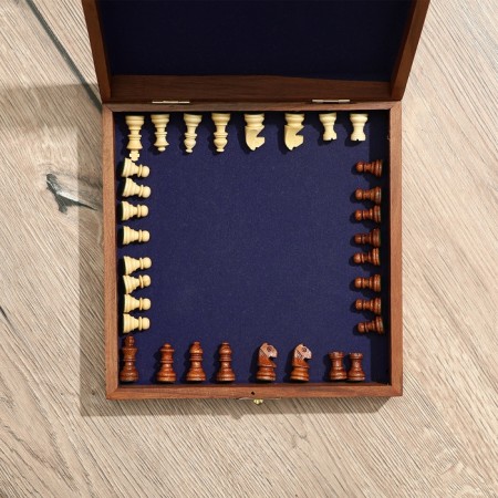 Folding chess, board 20x20 cm, shisham tree-6
