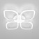 CITILUX CULCH CATILUS "Romb" CL236140R, 4x16W, LED, White color
