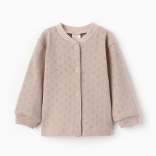 Children's blouse with long sleeve, beige color, height 56