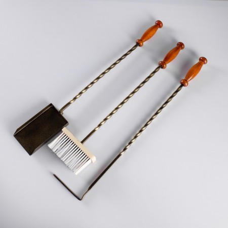 Kaminnaya Kovaniy "Balau" 3 objects: poker, brush, scoop-2