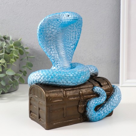 New Year's piggy bank "Cobra on the chest" 20 x 17 x 12 cm.-3
