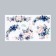 Sticker Plastic Interior color "Pink-blue flowers" 35x60 cm