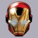 Carnival Mask "Iron Man", 18 x 23.5 cm, Avengers