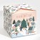 Folding box "City of New Year", 18 x 18 x 18 cm, new year