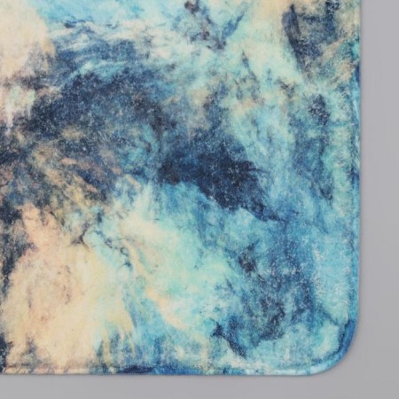 Bathroom mat “Cosmos”, 50 × 80 cm, blue color-2